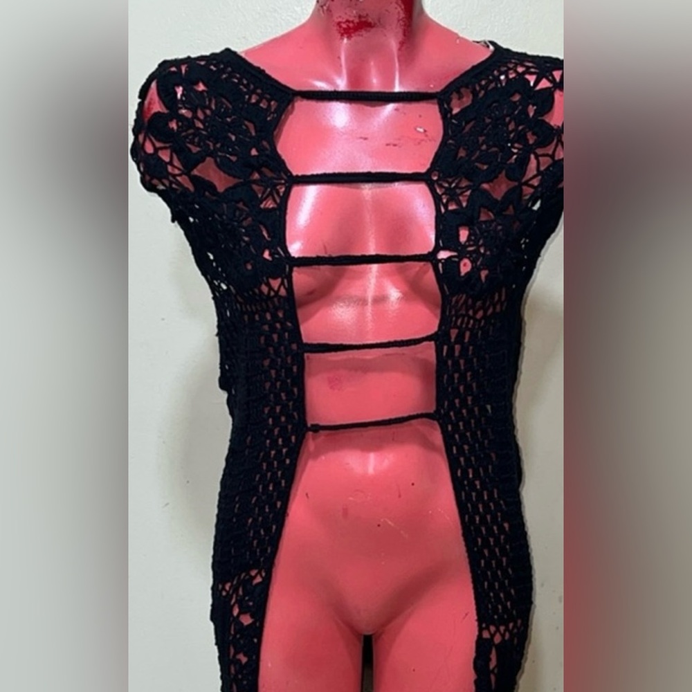 Frankies Bikinis crochet cover up